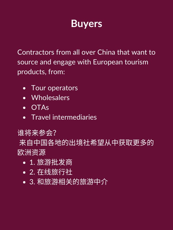 China European Marketplace 2025 buyers